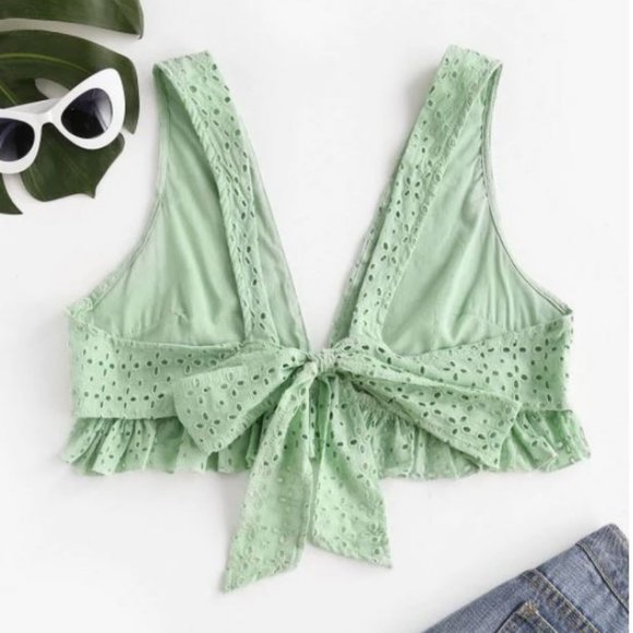 Ruffle halter top NWT - Picture 1 of 9